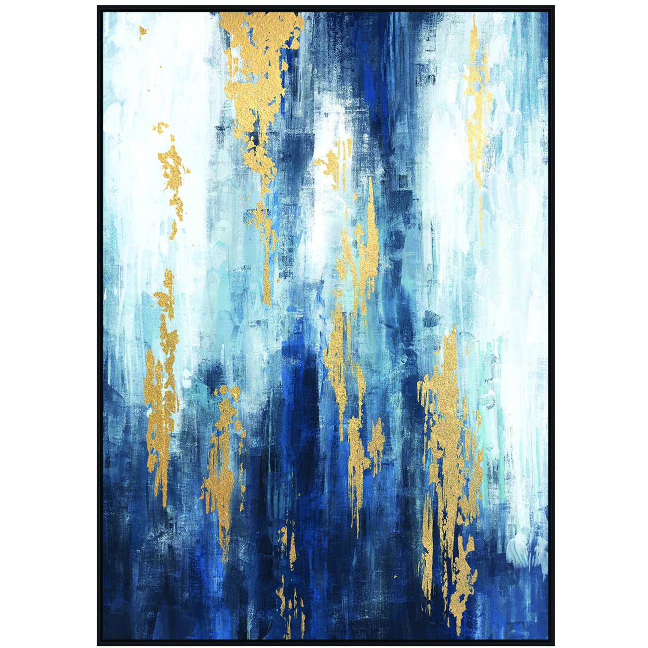 Midnight Distressed Framed Wall Art