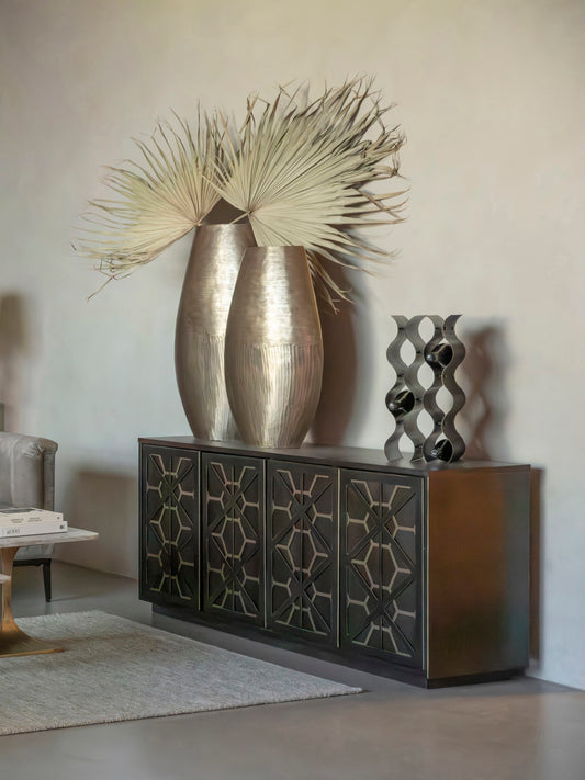 Textured Brass Vase XL