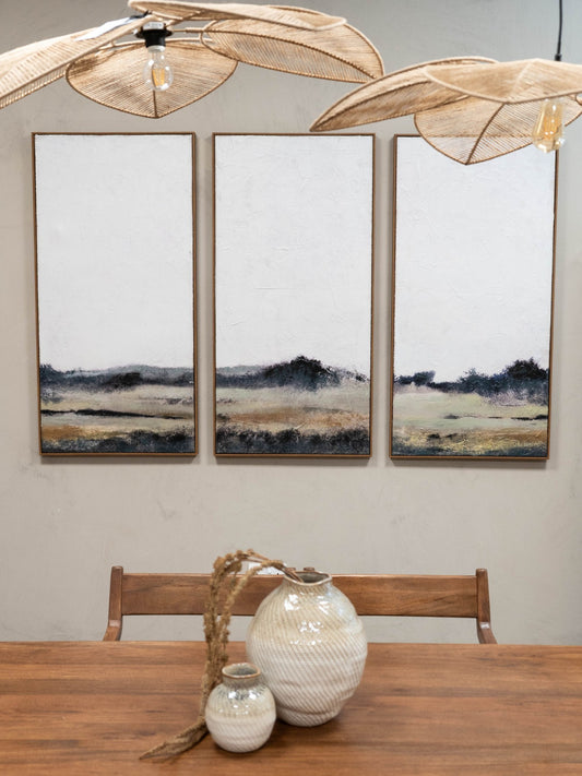 Scenery Green Set of 3 Framed Wall Art