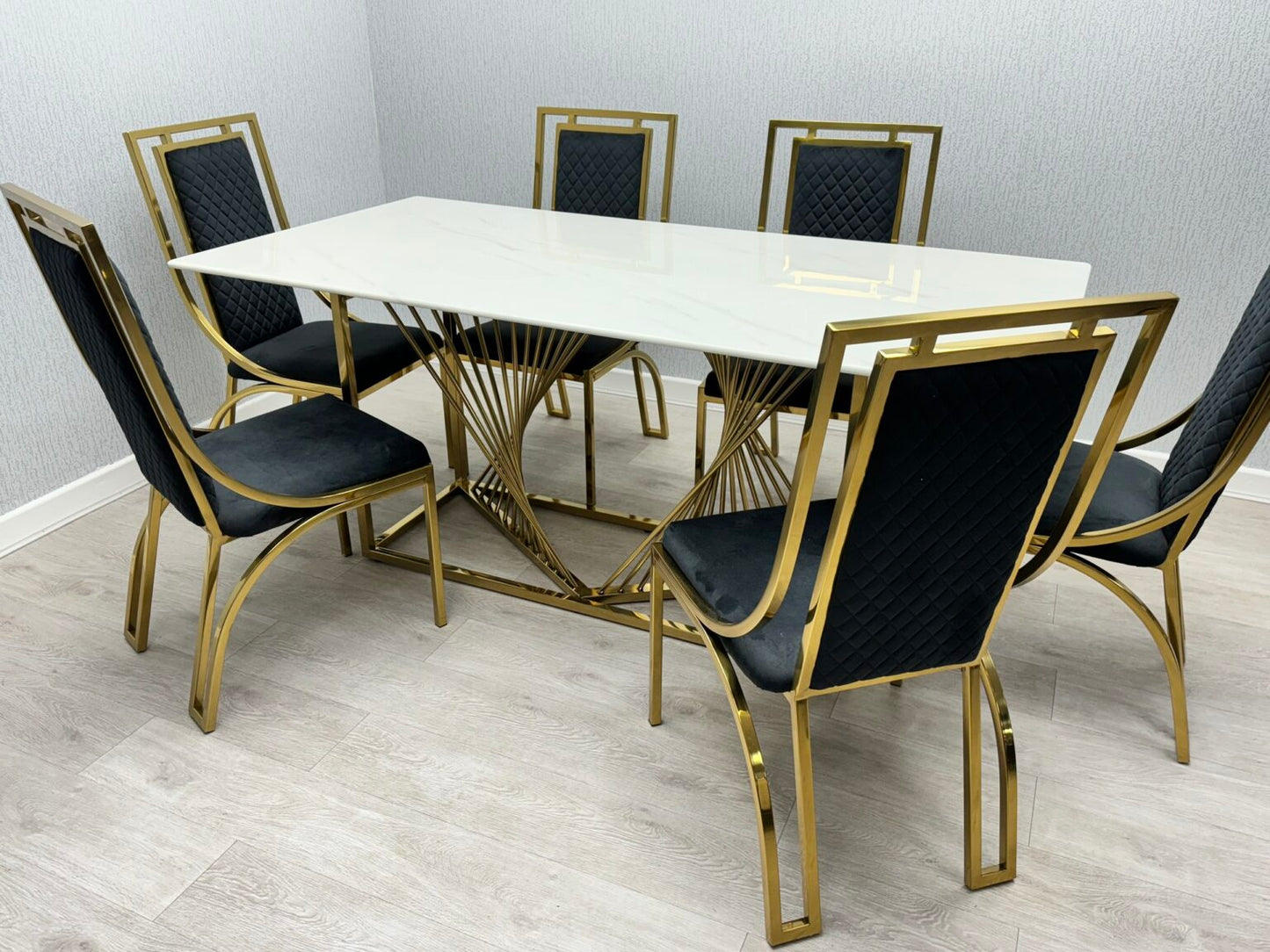 Cassandra Dining Table and 4 Chairs