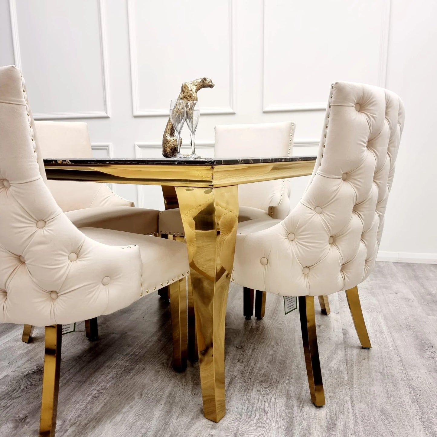 Pair of Kelcey Chairs Cream