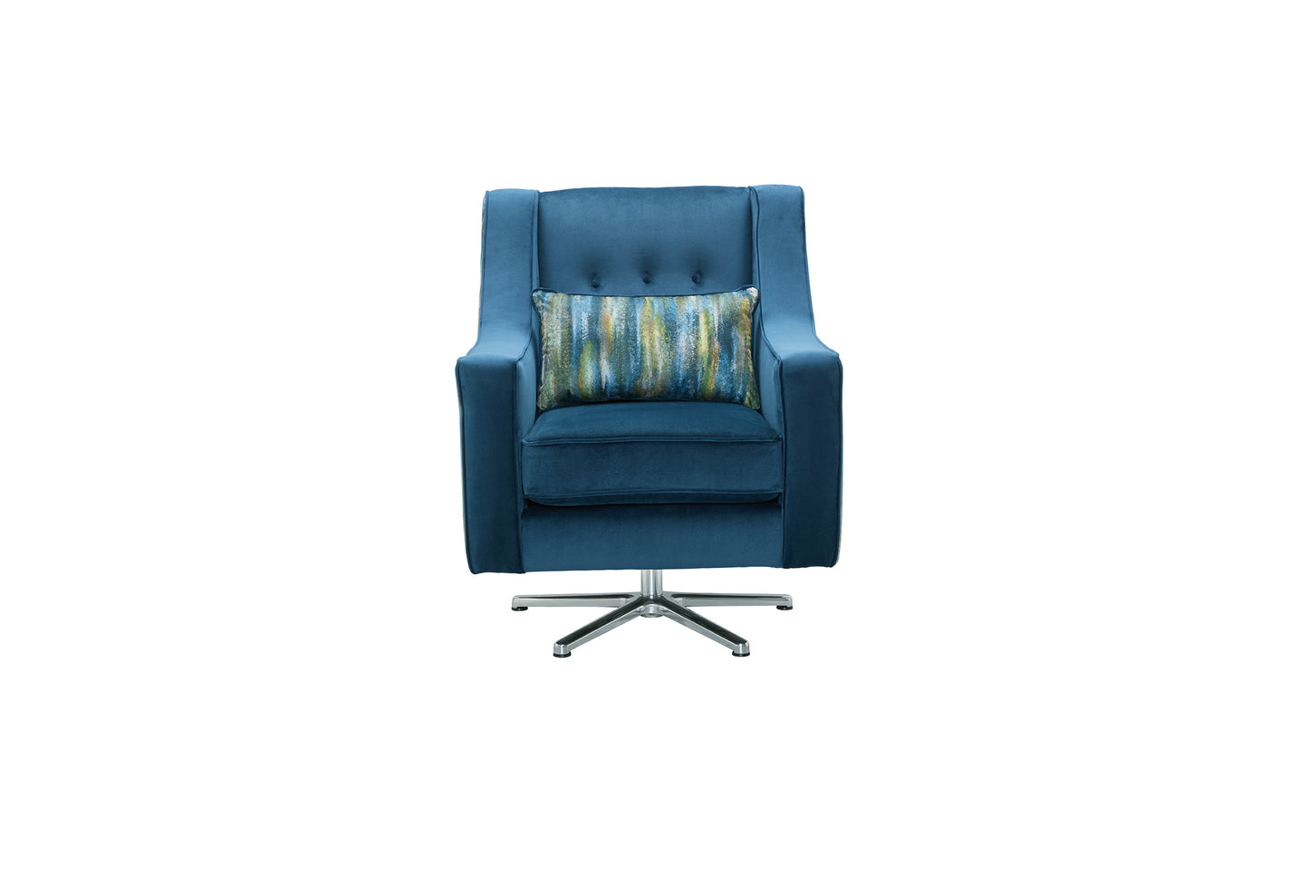 Lux Swivel Chair Navy