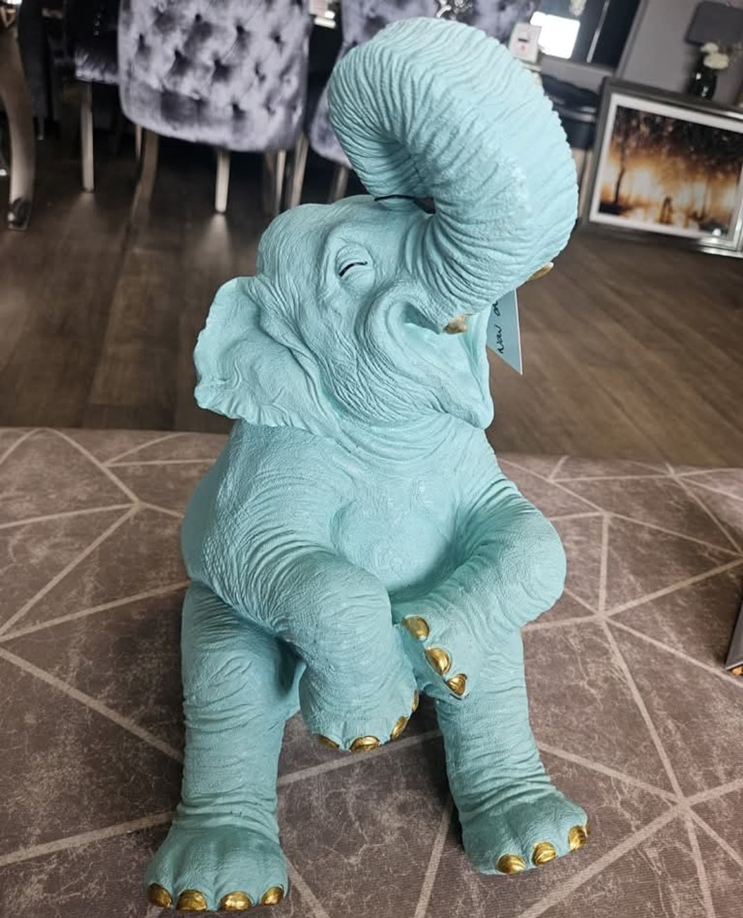 Large Happy Elephant Ornament