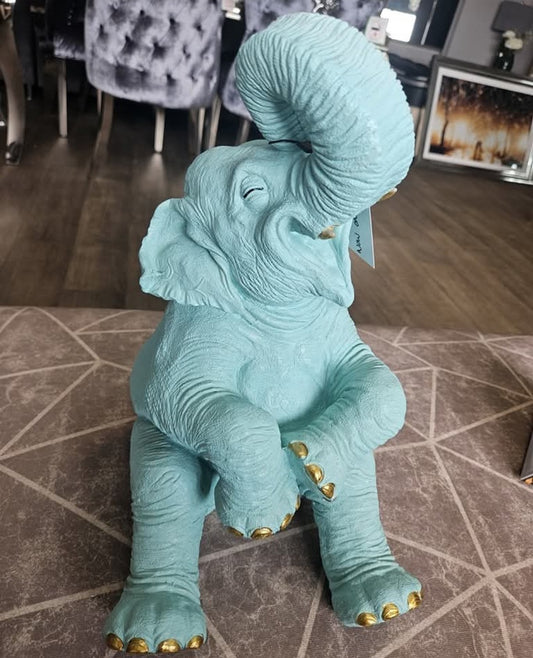 Large Happy Elephant Ornament