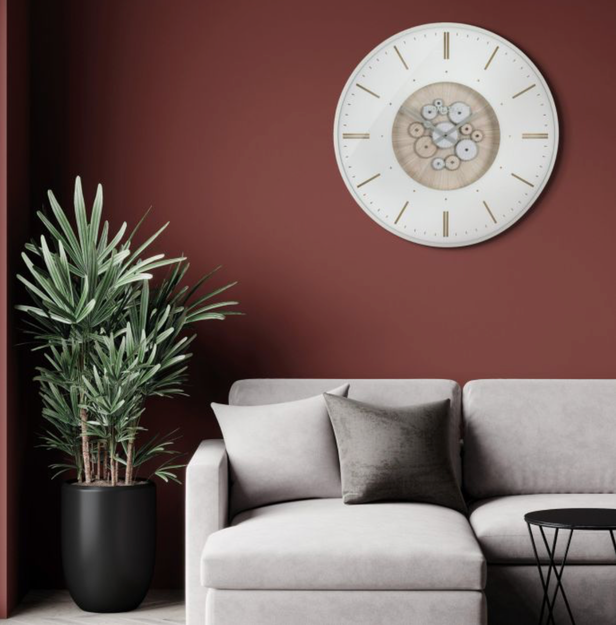 Smithson Ivory Wall Clock