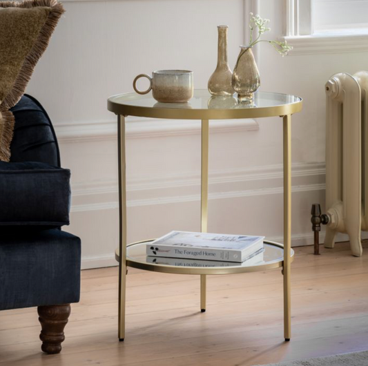 Champagne Carla Side Table