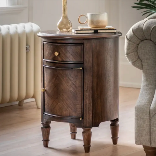 Mila Drum Side Table