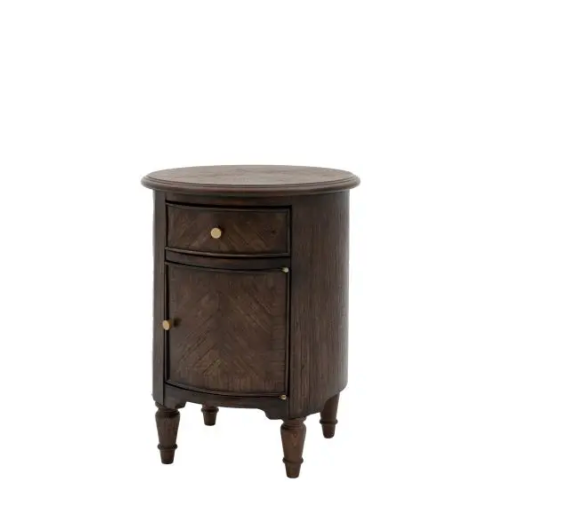 Mila Drum Side Table