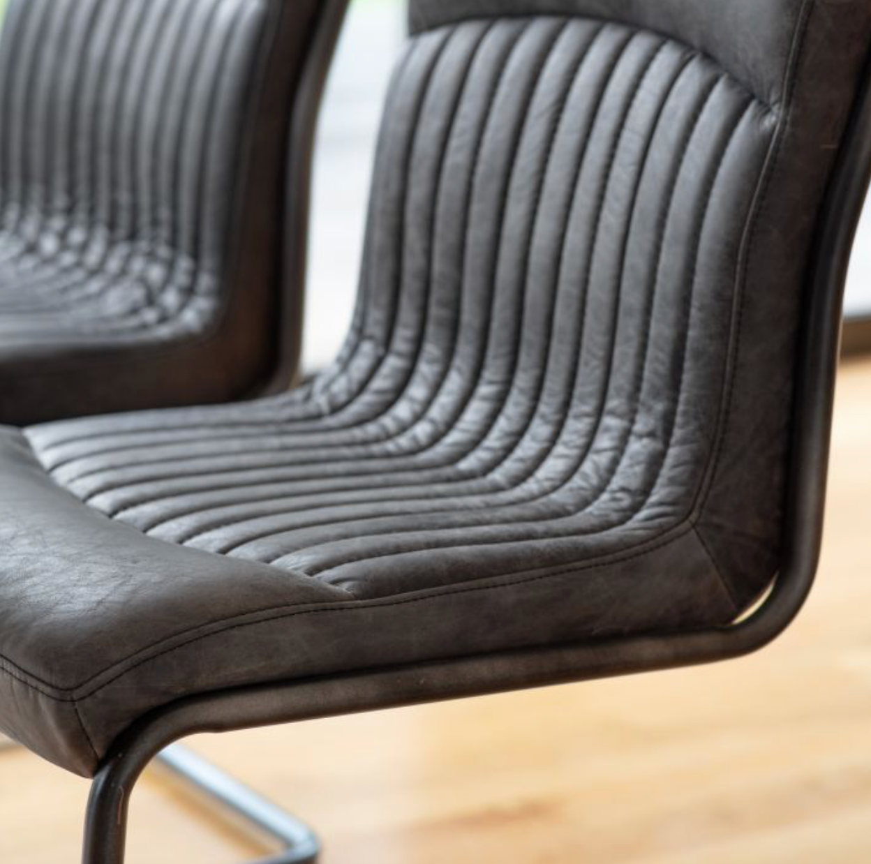 Pair of Latham Ebony Dining Chairs