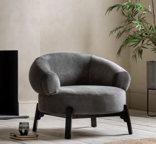 Ava Anthracite Armchair