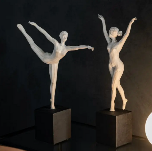 Ballerina Posing Sculpture