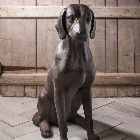 Sitting Dog Statue