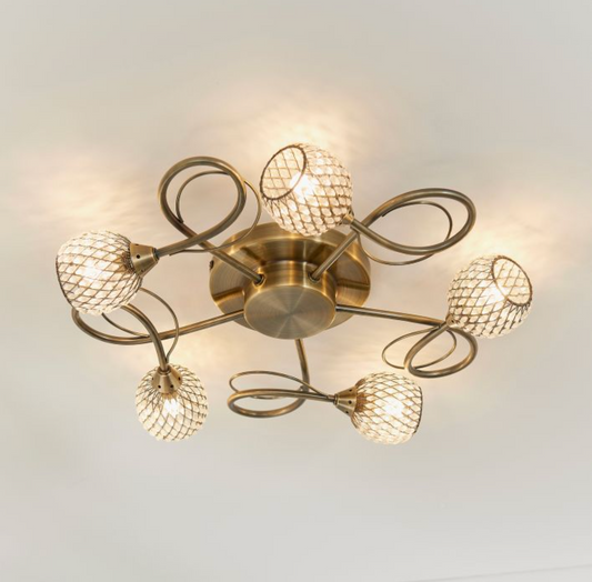 Athena Ceiling 5 Light