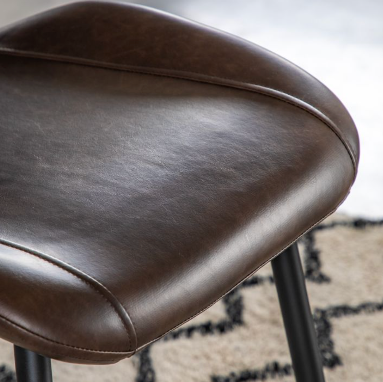 Pair of Melane Dining Chairs Brown