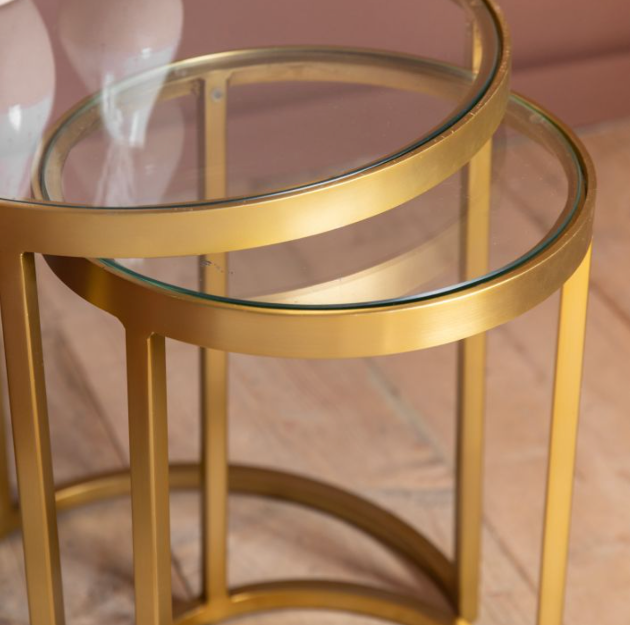Rhian Nest of Tables Gold
