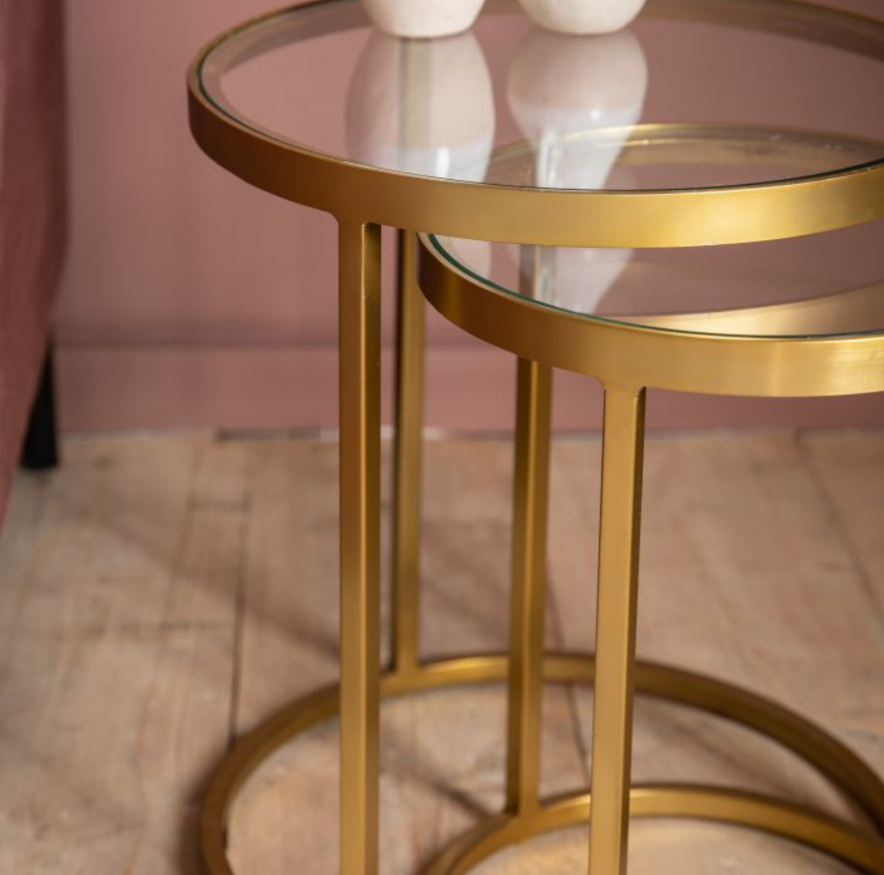 Rhian Nest of Tables Gold