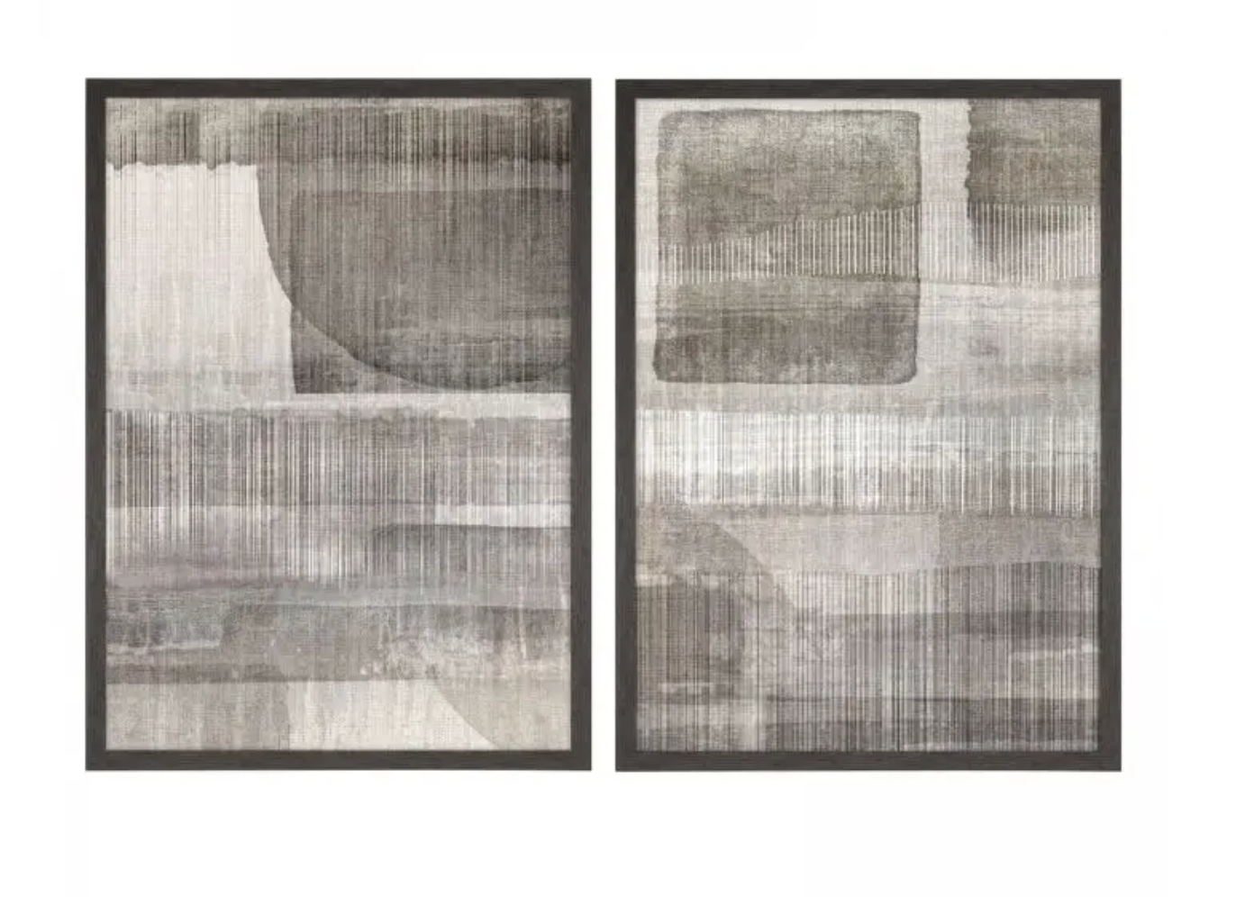 Monochrome Framed Canvas Set