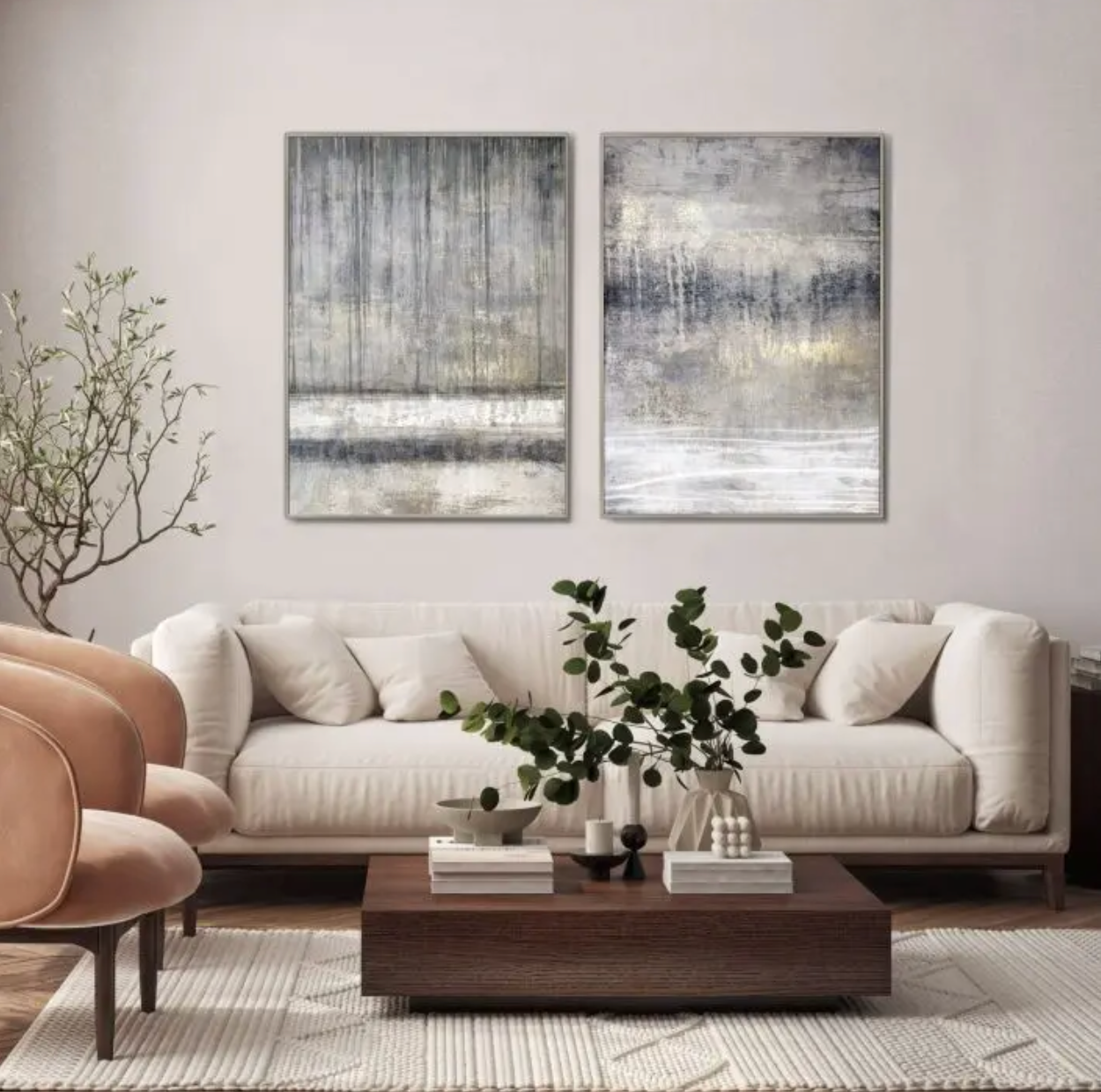 Tirella Framed Canvas Set