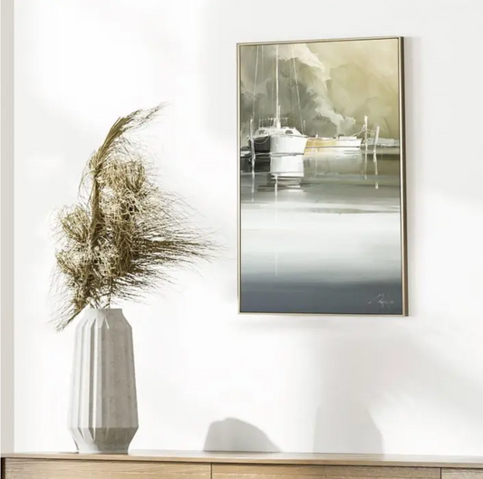 Rivea Views Framed Canvas