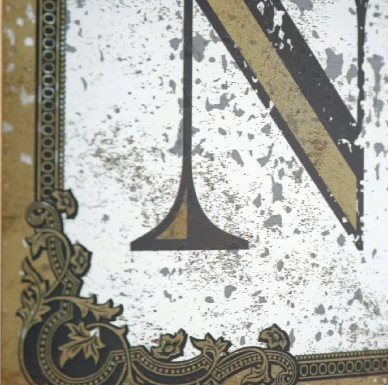 No Riff Raff Mirrored Wall Decor