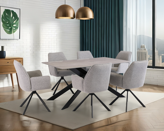 Christina Boucle Dining Set