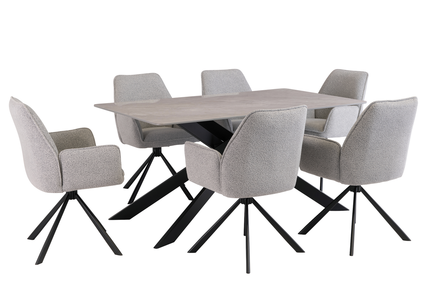 Christina Boucle Dining Set