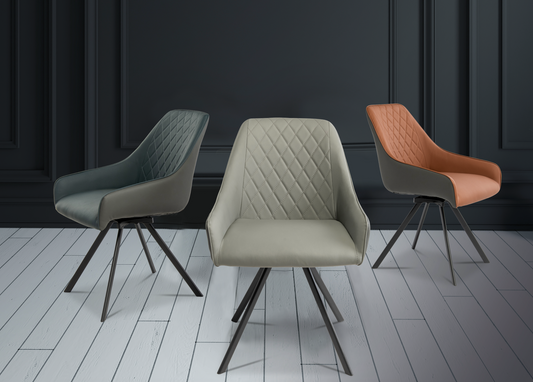 Pair of Swivel Sydney Dining Chairs