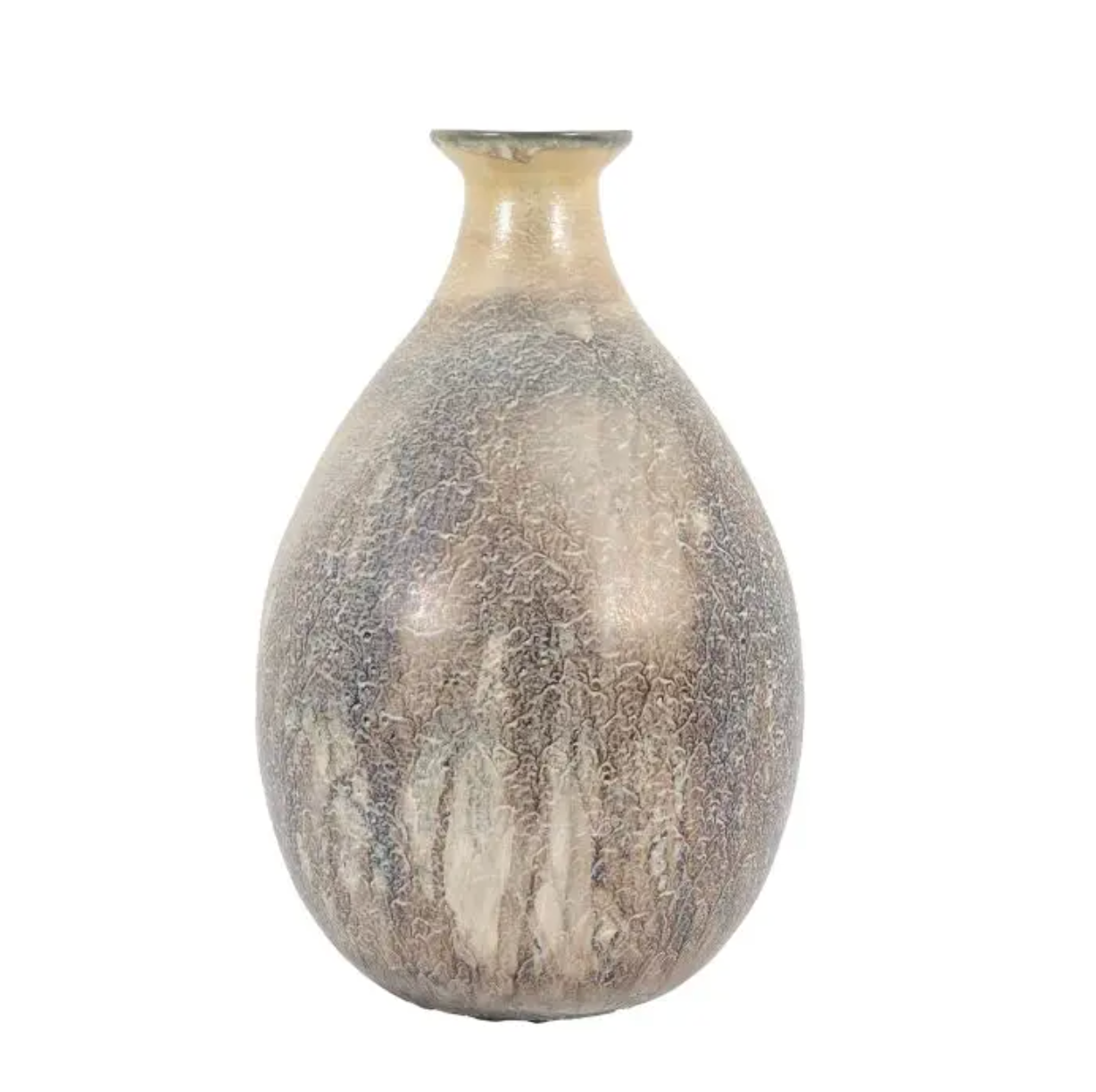 Antique Gold Blown Vase Small