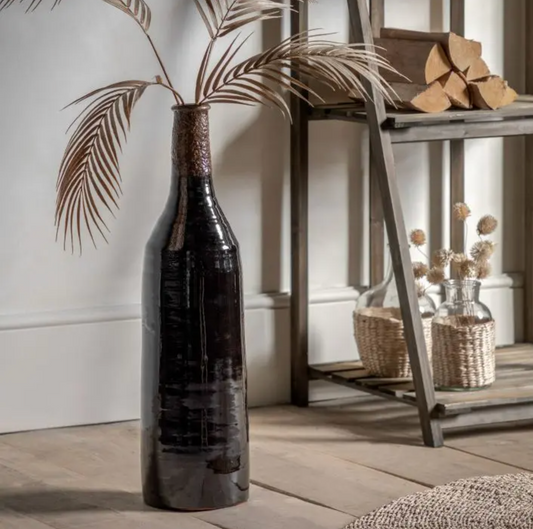 Tall Bottle Lava Vase