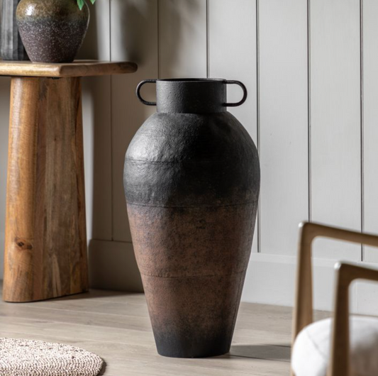 Metal Tyran Vase Large