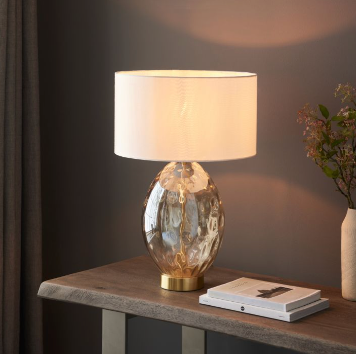 Erona Champagne Table Lamp
