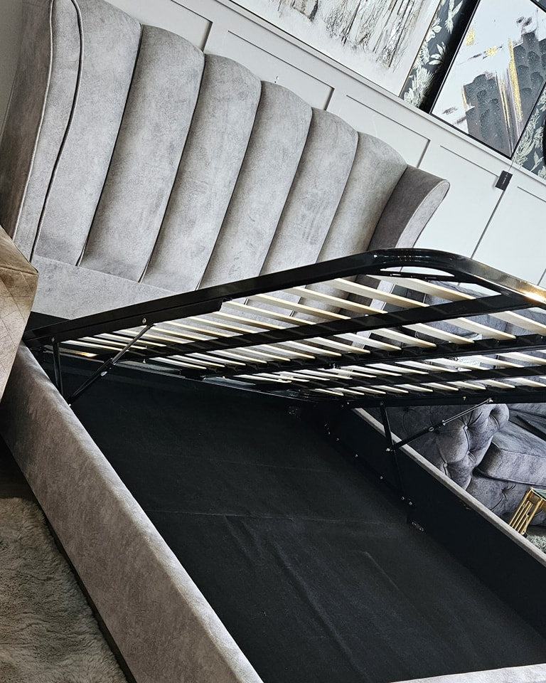 Arrabella Bedframe Marble Silver