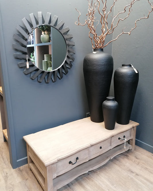 Medium Matt Black Vase