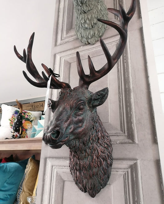 Bronze Stag Head