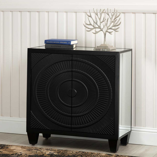 Swirl Black 2 Door Sideboard