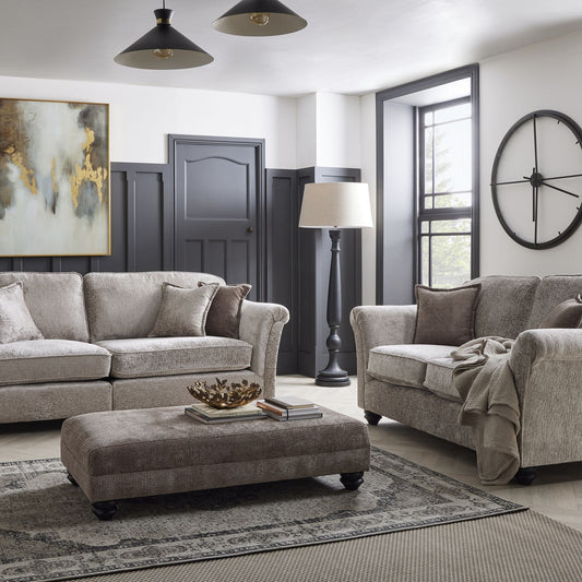 Delaney Grey Droplet Floor Lamp