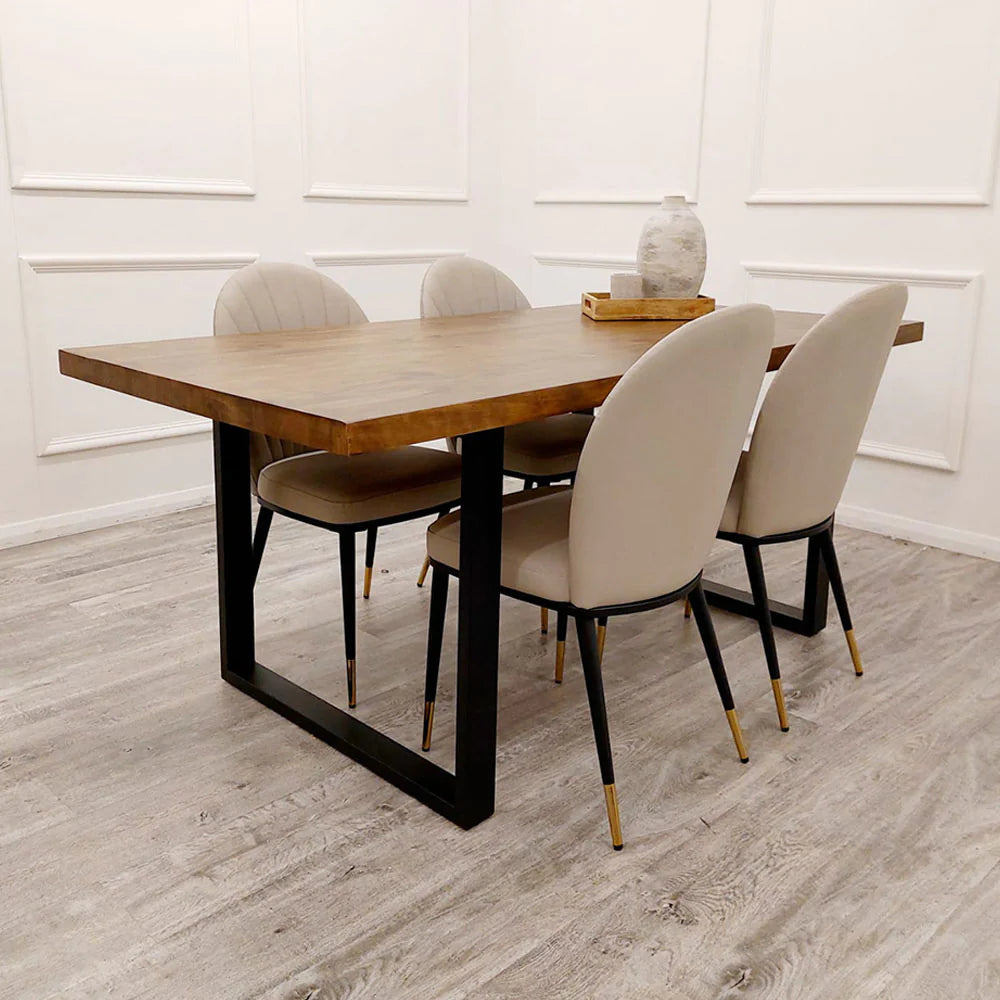 Freya 1.8 Dining Set (4 Chairs)