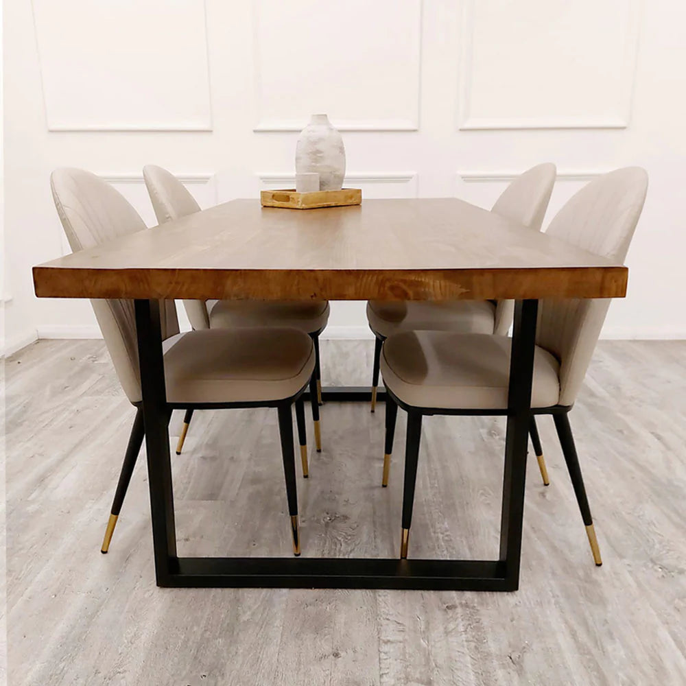 Freya 1.8 Dining Set (4 Chairs)