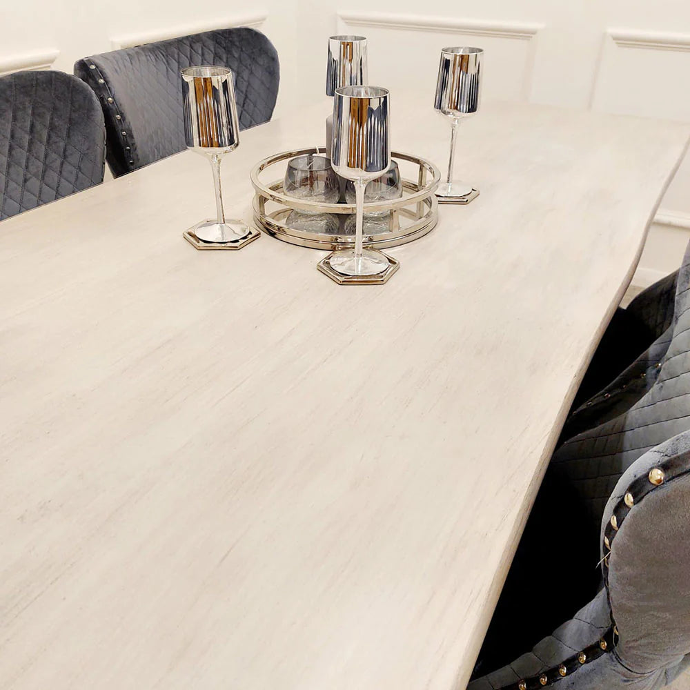 Freya 1.8 Solid Light Pine Dining Set (4 Chairs)
