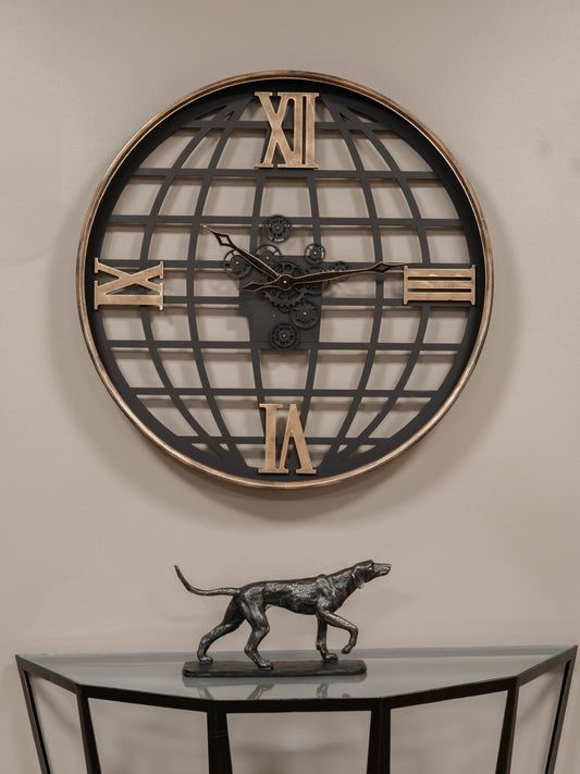 Large Globe Clock