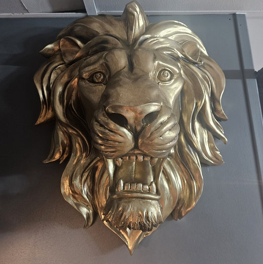 Gold Lion Head