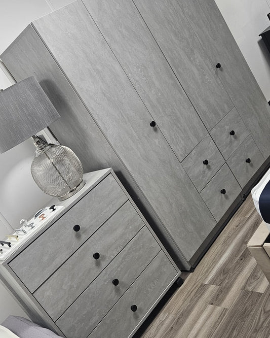 Venus Bifold Combi Double Wardrobe