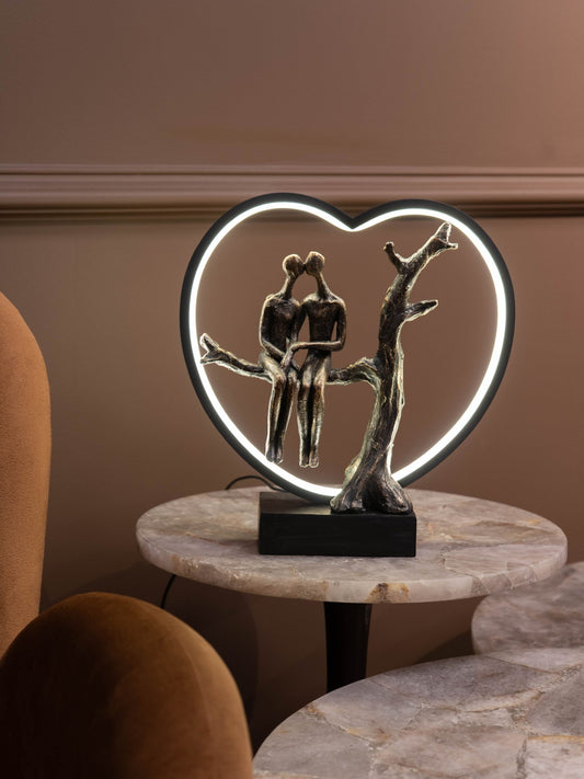 LED Couple Kissing Ornament
