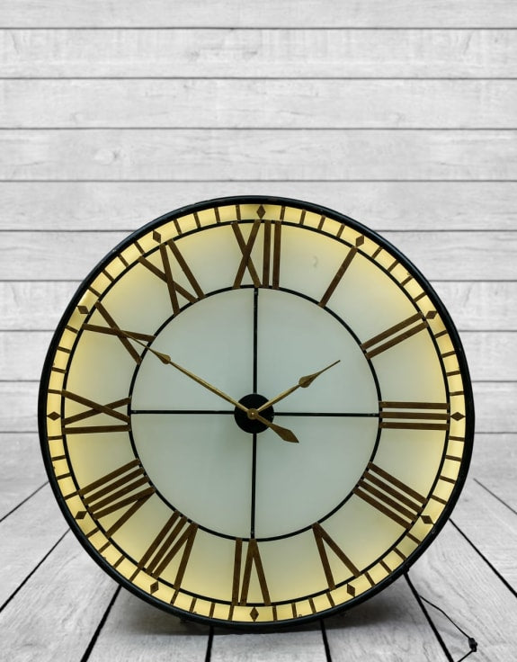 Oversized Back Lit Clock