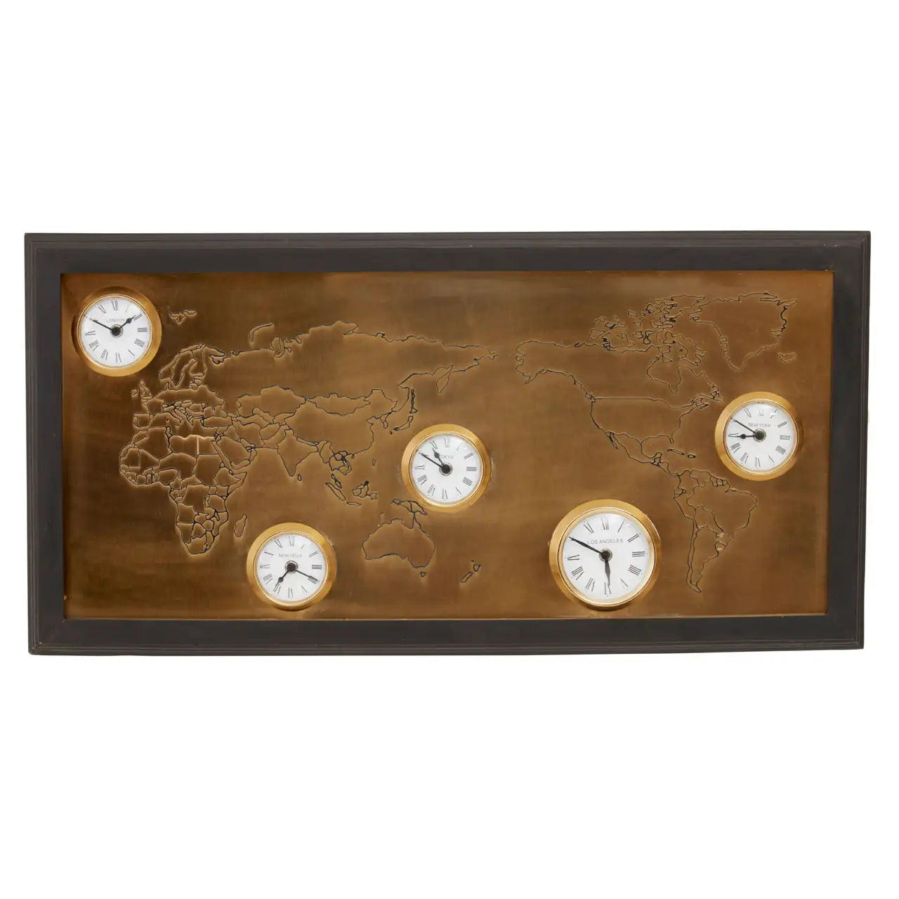 Hampton Map Clock