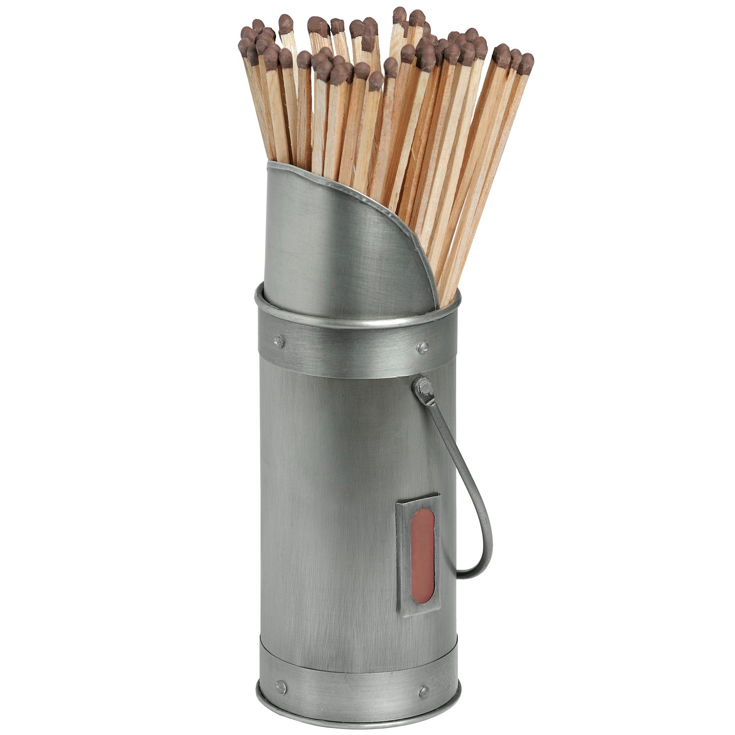 Antique Pewter Match Holder