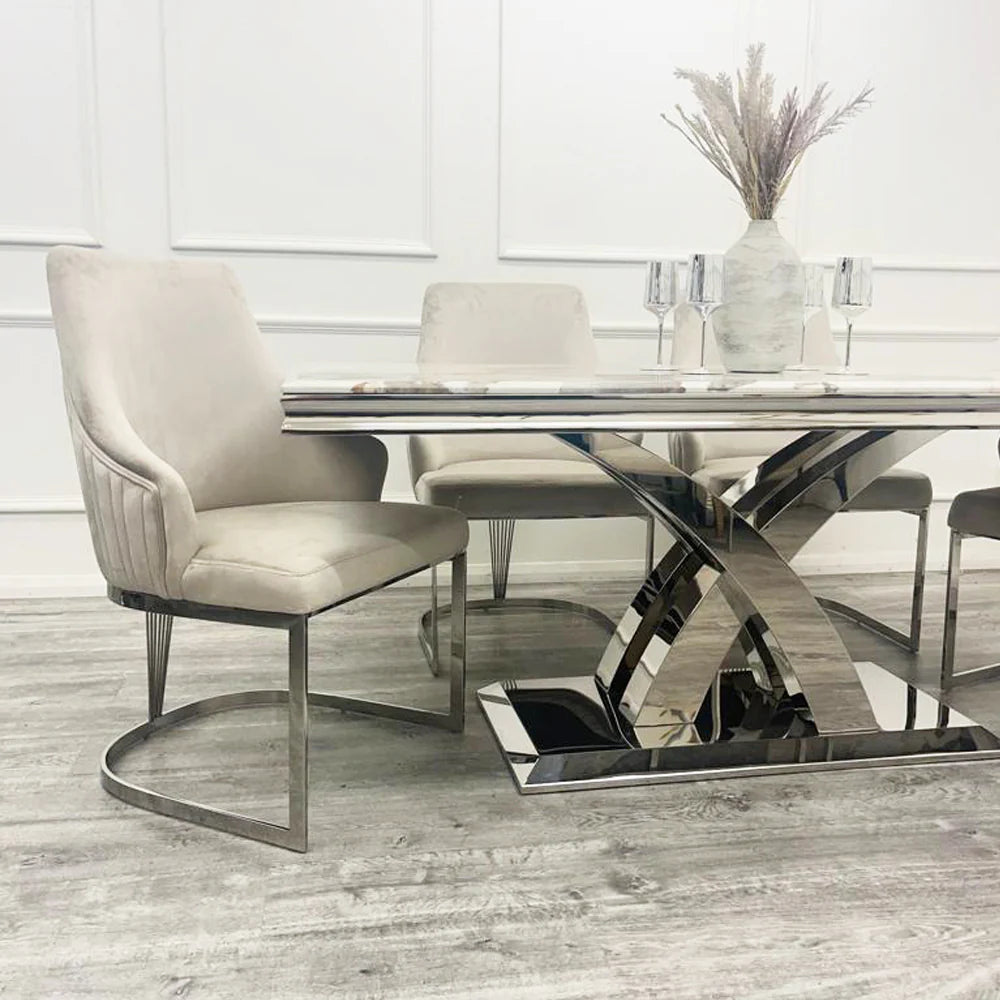 Pair of Amber Dining Chairs
