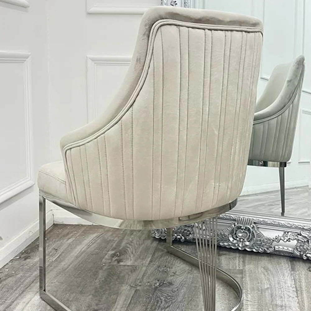 Pair of Amber Dining Chairs