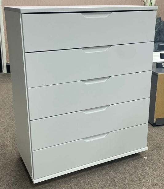 Ibiza Gloss 5 Drawer Chest