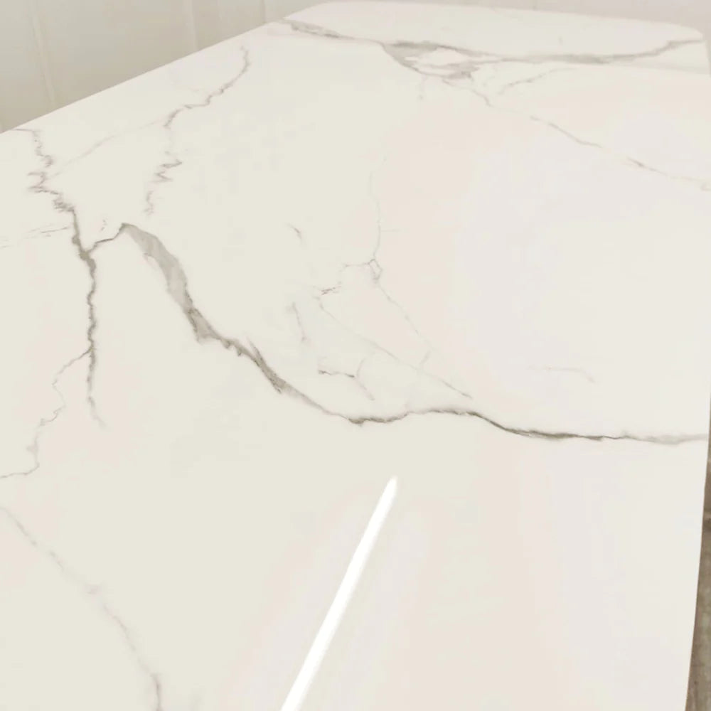 Ariel Dining Table and 4 Elsa Chairs